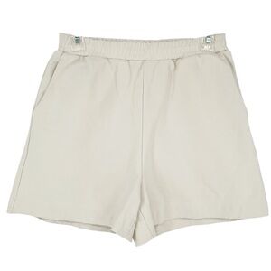 Nap Loungewear Casual Cozy Sweat Shorts Cutoff Heavy Elastic Waist‎ Comfy